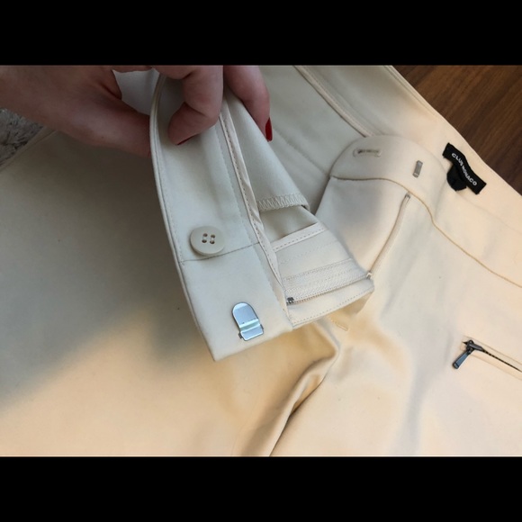 ✨Club Monaco✨ Beige Trouser Pant Size 6 - Picture 5 of 8